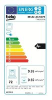 Beko BBUM12320XPE Einbau Herdset Backofen Kochfeld Pyrolyse Edelstahl A+