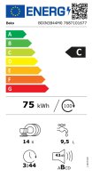 Beko BDIN3844M0 Einbau Geschirrsp&uuml;ler Vollintegriert Geschirrsp&uuml;lmaschine 60cm