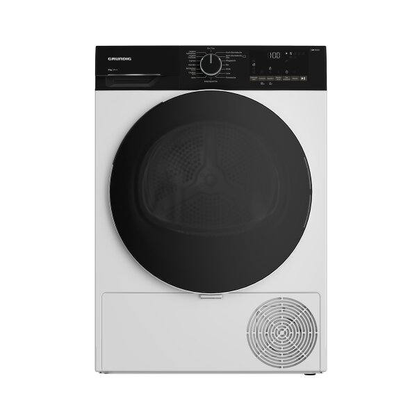 Grundig GT55924F14 W&auml;rmepumpentrockner W&auml;sche-Kondestrockner Wei&szlig; LED 9kg A+++