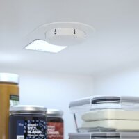 IKEA VINDAS K&uuml;hl-Gefrierkombination Freistehend LED 343L Edelstahl-Optik 185cm