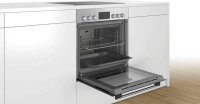 Bosch HEF133BS1 Einbau-Backofen 3D-Hei&szlig;luft ecoClean Direct Edelstahl 66L