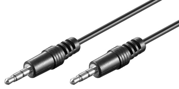 Audio-Video-Kabel 3,5 mm stereo Stecker &gt; 3,5 mm stereo Stecker 1,5 m