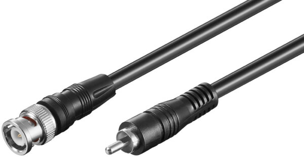 Audio-Video-Kabel BNC-Stecker &gt; Cinch-Stecker, 1 m