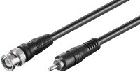 Audio-Video-Kabel BNC-Stecker &gt; Cinch-Stecker 2 m