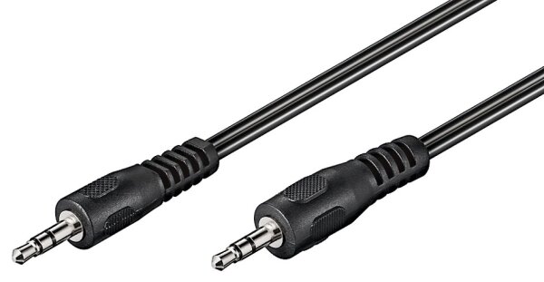 Audio-Video-Kabel Flachkabel  3,5 mm stereo Stecker &gt; 3,5 mm stereo St. 10 m