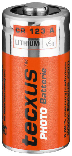 Batterie Lithium Photo tecxus CR 123 A photo