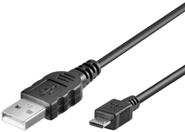 micro-USB Datenkabel (USB-A -&gt; micro USB B) f&uuml;r Nokia 6500, 8600 (CA-101) 1,0m