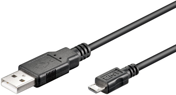 USB 2.0 Hi-Speed Kabel A- Stecker &gt; micro B- Stecker 5 m (Handy Universal)