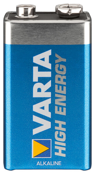 1 x Batterie Alkali 6 LR 61 (9V) Varta - High Energy