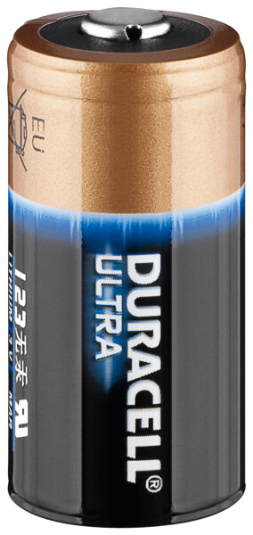 Duracell Ultra Foto Lithium (DL 123) f&uuml;r Foto, Digital-, CR 123 A