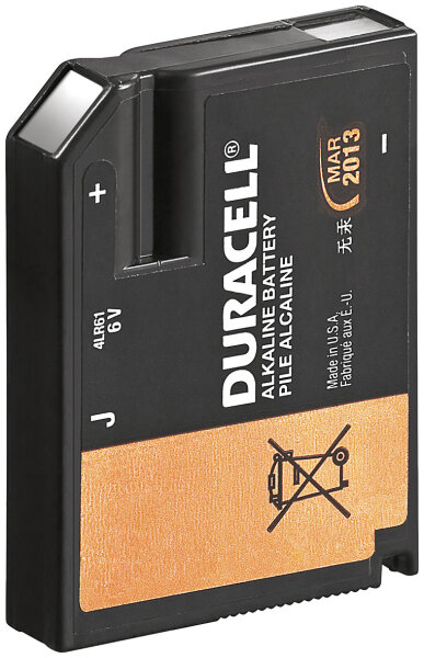 Duracell Security Batterie Alkaline Mangan 6 V, 4 LR 61, (7K67)