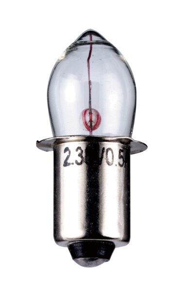 10 x Lampe Olivenform Sockel P13,5, 2,38 V, 0,5 A, 1,2 W, L-3682