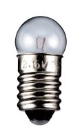 10 x Kugelf&ouml;rmige Lampe E10 Sockel, 4,5 V, 0,1 A,...
