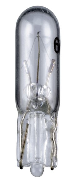 10 x Glassockellampe Lampen Sockel W2x4,6d 12 V, 1,2 W, L-2323