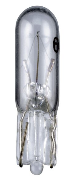 50 x Glassockellampe Lampen Sockel W2x4,6d 24 V, 0,7 W, L-2342