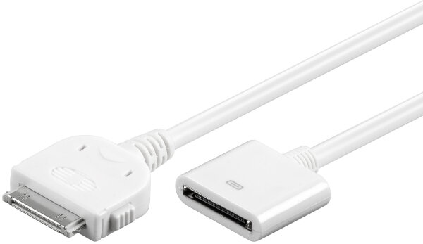 Verl&auml;ngerungskabel / Anschlusskabel f&uuml;r Apple iPod, iPhone 3G/-3Gs/-4/-4s