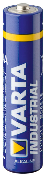 10 x Varta Batterie Alkali Micro AAA Varta, Industrial LR 03