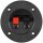 10 x Lautsprecher-Terminal, 2 pol.Klemmleiste rot/schwarz f&uuml;r versenkten Einbau