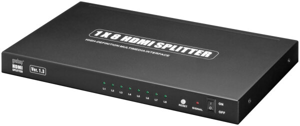 HDMI&trade; Splitter 1 x 8 - verteilt ein HDMI&trade; Signal auf bis zu 8 Bildschirme