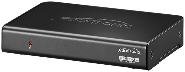 Clicktronic HDMI Splitter 1 in / 2 out, unterst&uuml;tzt 4K