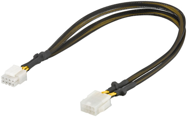 Internes PC Stromkabel EPS 8 pin Verl&auml;ngerung
