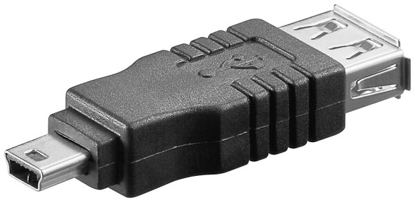 USB 2.0 Hi-Speed Adapter &quot;A&quot; Buchse &gt; 5 polig mini B-Stecker