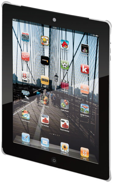 Super flaches Back Cover f&uuml;r SmartCover (weiss-transparent) f&uuml;r iPad 2