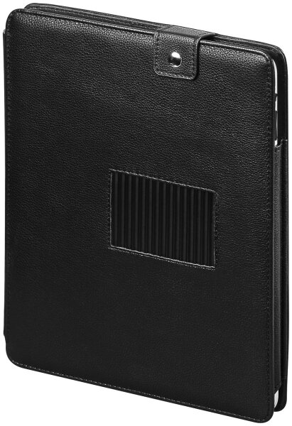 Klappetui (Kunstledertasche) schwarz f&uuml;r iPad 2/3 und 4