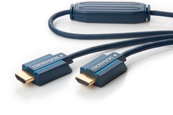 Clicktronic Casual Aktives HDMI Kabel mit Ethernet + Signalverst&auml;rkung 25 m