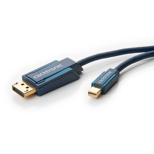 Clicktronic Casual Adapter Kabel zwischen DisplayPort und Mini Displayport 1 m