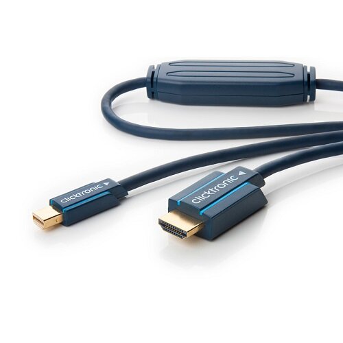 Clicktronic Casual Hochgeschwindigkeits Adapter kabel Mini DisplayPort / HDMI 1 m