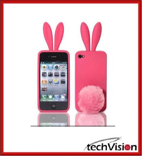 Luxus Playboy Bumper IPhone4/4S Cover Case rabito Bunny Schutzh&uuml;lle PINK