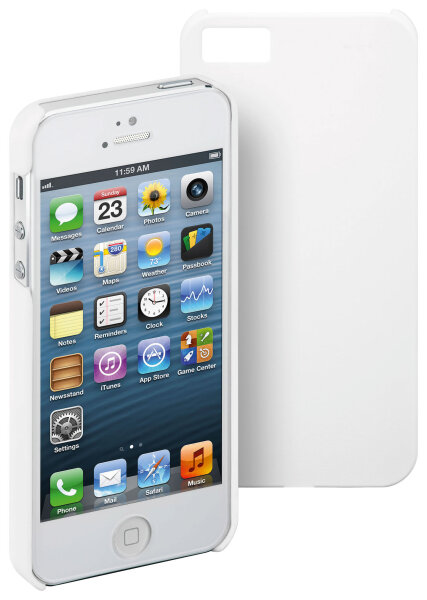 Hartschale (Back Cover) f&uuml;r iPhone 5 sand weiss
