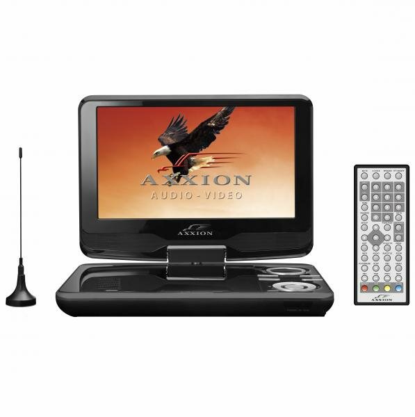Axxion ADVP-207 Portable DVD-Player DVB-T 9 Zoll, USB, Fernbedienung