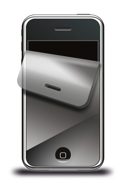 Displayschutzfolie Displayfolie verspiegelt  iPhone 3G und 3Gs
