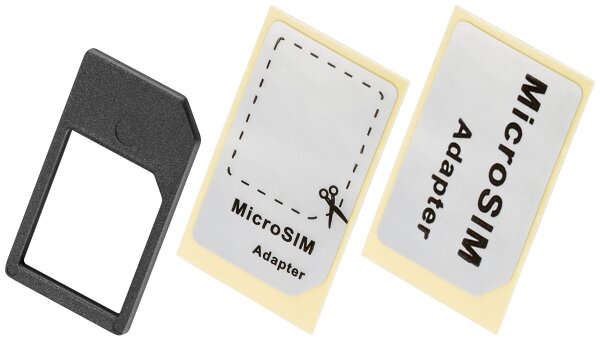 SIM-Kartenadapter von Micro SIM auf SIM Format verst&auml;rkter Rahmen