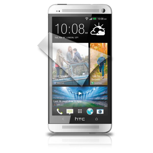 Displayschutzfolie Displayfolie f&uuml;r HTC ONE mini Set mit 2 Folien