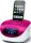 Muse M-103PK iPhone/iPod-Dockingstation mit Radio, Uhr, Dual-Alarm, AUX-IN pink