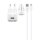 Cabstone iPhone 5/5C/5S 3in1 USB Ladeger&auml;t 2100mA Kfz Lader und Lightning Kabel