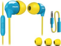 Philips SHE3575YB InEar-Kopfh&ouml;rer Headset f&uuml;r Smartphones gelb/blau