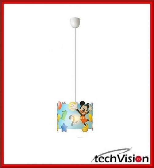 Disney &reg; Mickey Mouse Pendel leuchte Deckenleuchte Kinder lampe H&auml;ngelampe