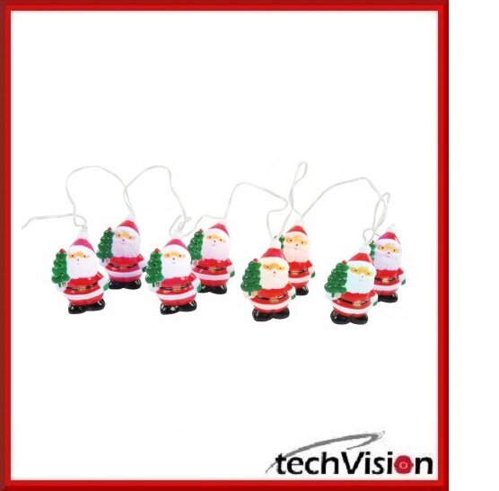 basic XL Lichterkette USB Weihnachtsmann Deko