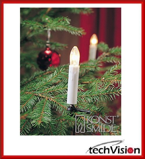 Weihnachtsbaum Lichterkette, Topbirnen, 20 klare Birnen, Deko klar Kerzen Leuchter