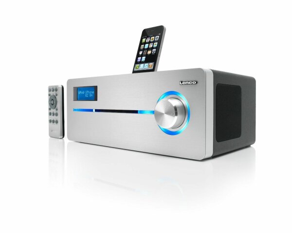 Lenco IPD-9000 DAB+ Radio CD/MP3 Player Silber