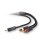 Belkin Audio-Kabel 3,5mm Stereo Klinke Stecker&gt;2x Cinch Adapter RCA AUX MP3 Auto