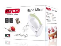 BEPER 2in1 Handmixer Handr&uuml;hrger&auml;t Handr&uuml;hrer Schneebesen Hand Mixer Quirl Gr&uuml;n