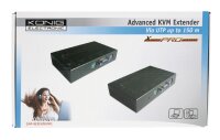 K&Ouml;NIG KVM EXTENDER UTP Cat.5/6  PS/2 VGA Tastatur/Maus/Video Extender-Kit 150 m