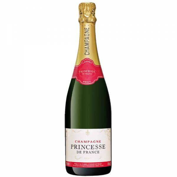 CHAMPAGNE PRINCESSE DE FRANCE Brut 0,75L Champagner Flasche 12,0%Vol. Frankreich