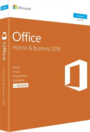 Microsoft MS Office 2016 Home and Business 2016 Vollversion 32/64 Bit T5D-02808