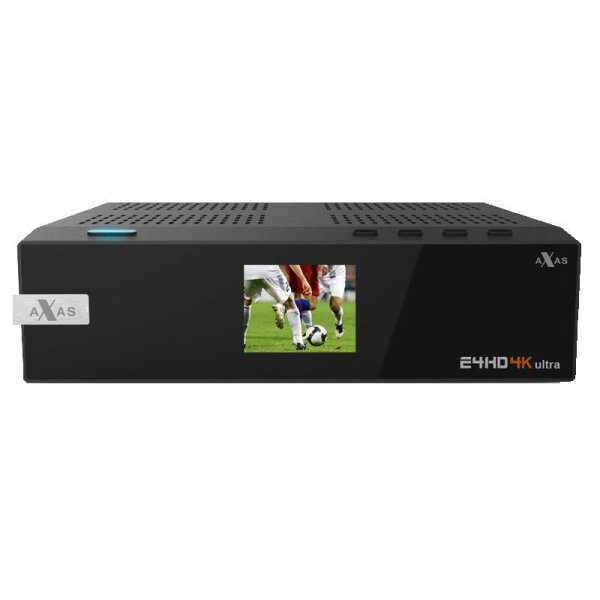 AXAS E4HD UHD4K 4K Ultra HD E2 Linux H.265 HEVC 2160p IPTV USB 3.0 Sat Receiver